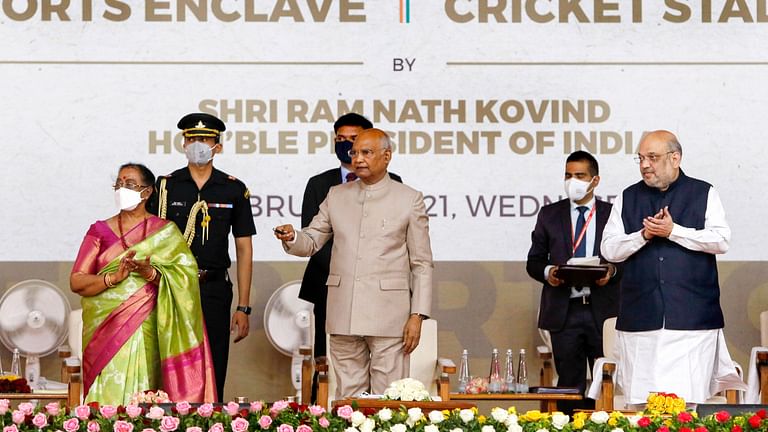 President Ram Nath Kovind inaugurated the world's most cricket stadium 'Narendra Modi Stadium' at Sardar Vallabhbhai Patel Sports Complex
