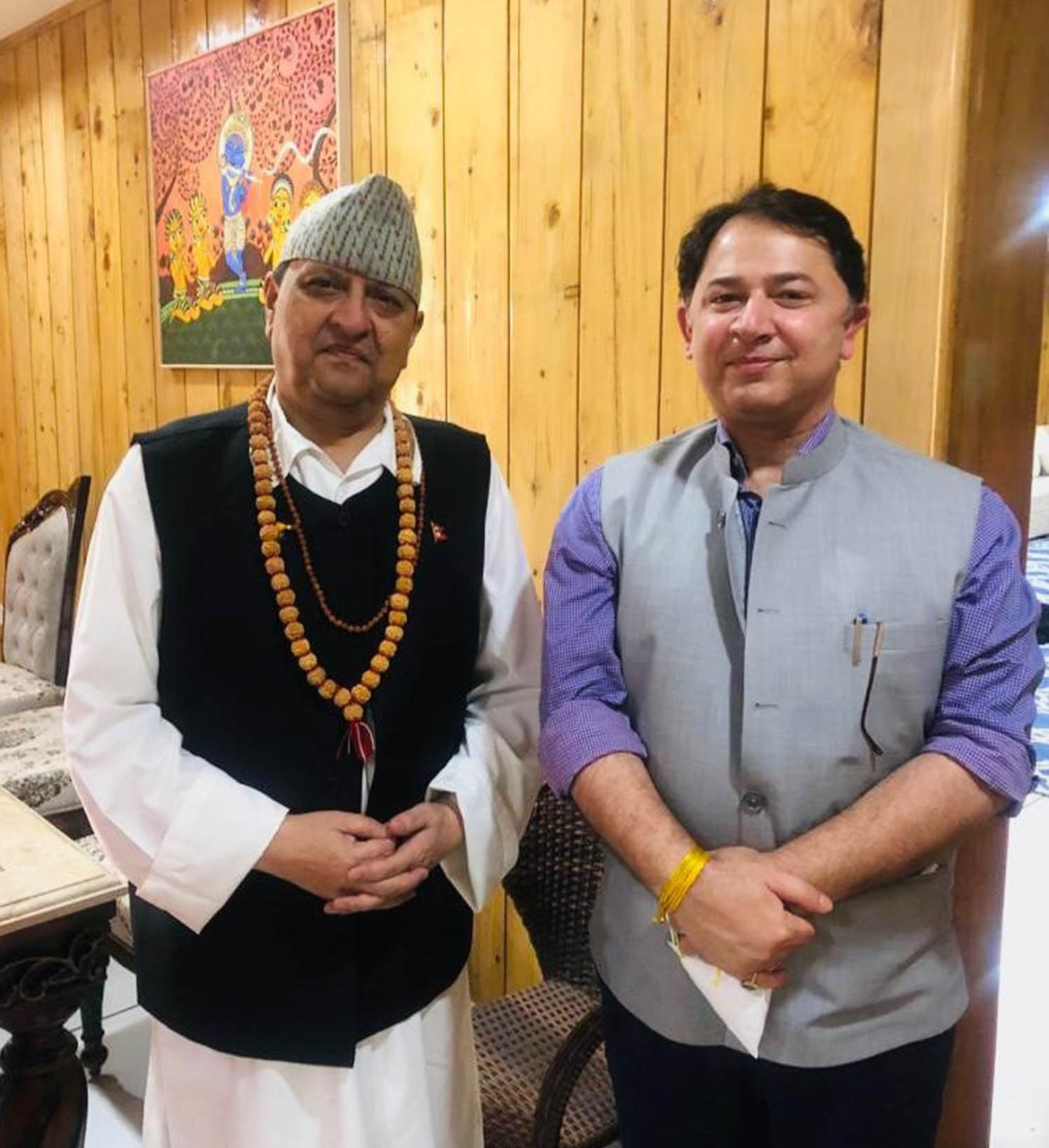 Chief Minister Mr. Tirath Singh Rawat welcomed the King of Nepal, Mr. Gyanendra Bir Bikram Shah
