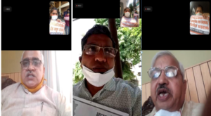 The activists joined the protesters online through "Swadeshi Jagran Manch" across the country to "Corona Vexin Patent-Free". Covexin's patent is held by only three companies, namely: Fisar, Mordana, Estrejnica.