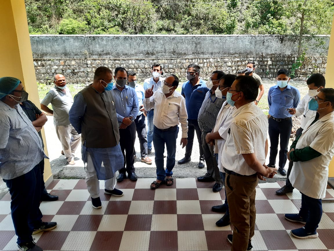 Minister in charge of covid treatment systems of Dehradun district and military welfare, industrial development, MSME