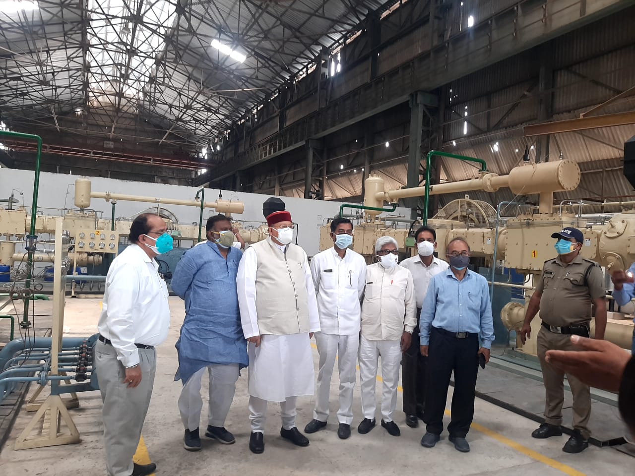 Honorable Satpal Maharaj, Minister of Tourism, Small Irrigation, Culture, Watershed, Tirthattan and in-charge of the district Haridwar