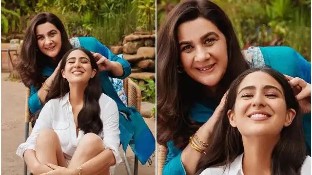 Bollywood's beautiful actress Sara Ali Khan is very active on social media and often shares her photos and videos for her fans.