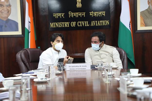 The Union Minister for Culture, Tourism and Development of North Eastern Region (DONER) called on the Union Minister for Civil Aviation,