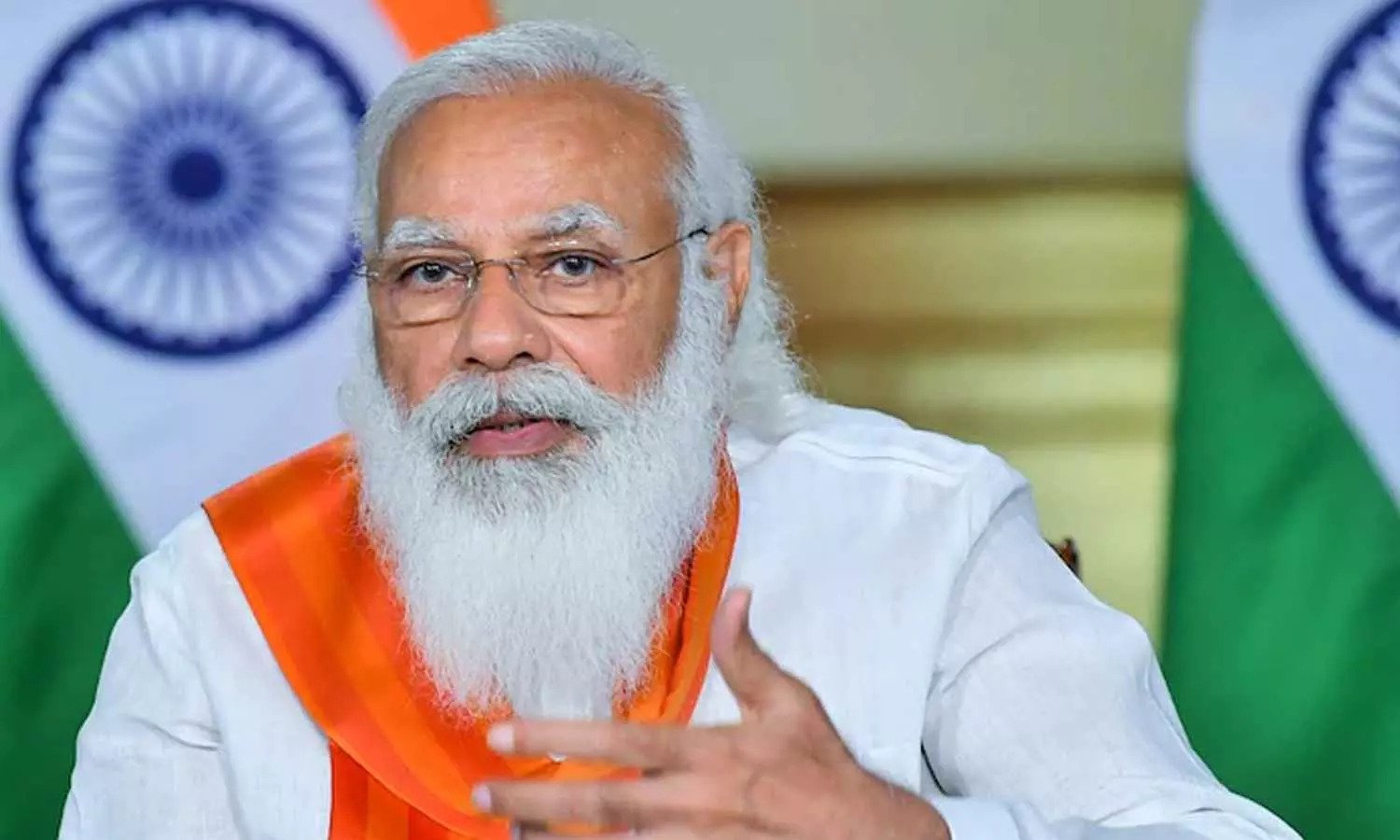 Prime Minister Narendra Modi today praised the overall development of UP after laying the foundation stone of Raja Mahendra Pratap Singh