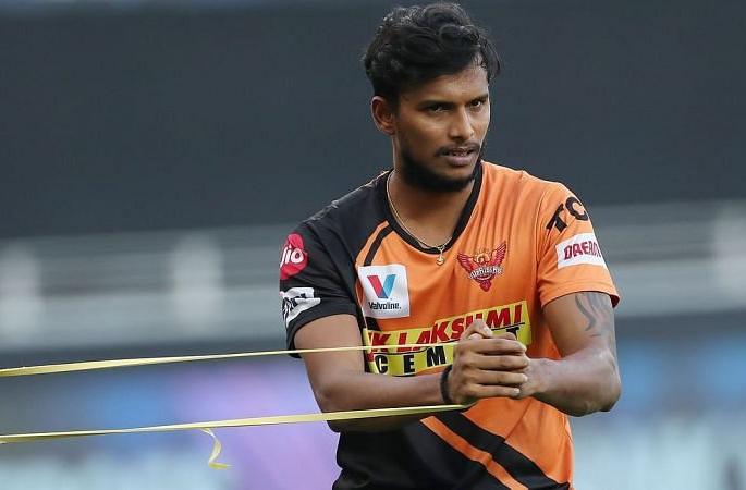 Sunrisers Hyderabad suffered a major setback ahead of the match on Wednesday. Team's fast bowler T Natarajan has been found to be Corona