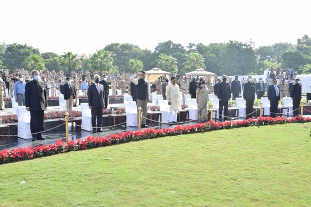 The Union Home and Cooperation Minister, Shri Amit Shah, on 'Police Commemoration Day', paid tribute to the martyred policemen who