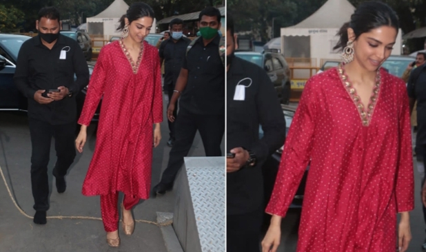 Deepika Padukone's film '83' is set to release on Friday. Earlier, co-producer Deepika Padukone reached Siddhivinayak Temple