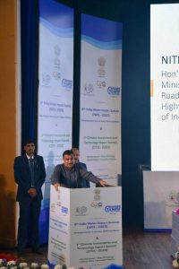 Union Minister Nitin Gadkari inaugurated the 8th India Water Impact Conference (IWIS) in New Delhi.