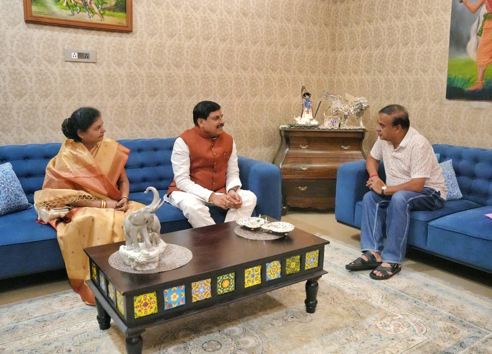मध्यप्रदेश-असम के बीच निवेश और सांस्कृतिक सहयोग पर चर्चा